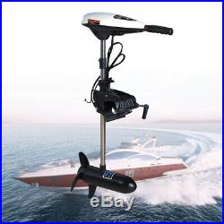 12V 45LBS Moteur électrique hors-bord pour bateau de pêche Moteur de kayak