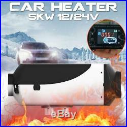 12V 5000W Diesel Air Heater Chauffage Voiture Pour Bateaux Motorhome Car LCD