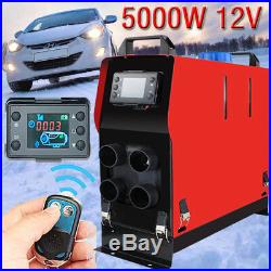 12V 5000w Moniteur LCD Air Diesel Chauffage Radiateur pour Moteur Camion Bateau