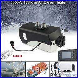 12V 5KW Diesel Air Heater Voiture Chauffage Pour Camping-car Bateaux Camions RV