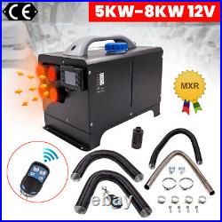 12V 8KW Chauffage Diesel Air Heater avec Kit Voiture Camion Bus Parking Bateau
