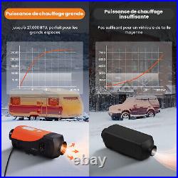 12V Air Diesel Parking Heater 8KW pour camping-car bateaux Camions Motorhomes
