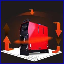 12V Réchauffeur Air Diesel 5000W LCD Parking Chauffage Pour Auto Camions Bateaux