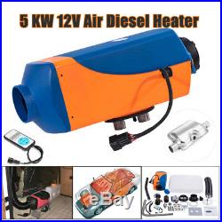 12V5KW Diesel Air Heater Chauffage Voiture Pour Bateaux Motorhome Car Camions RV