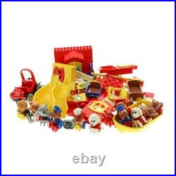 1x Lego Pièces pour Set Fabuland Bâtiment Bateau 3633 3662 3682 Jaune Rouge