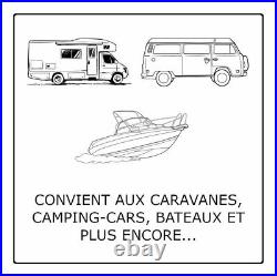 2x Batterie Décharge Lente 12V 90Ah Pour Caravane, Camping Car et Bateau DC27