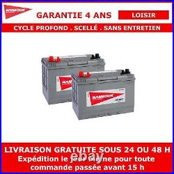 2x Batterie de Loisirs à Double Usage Hankook XV27 pour Caravanes, Bateaux