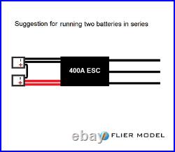 400A Bateau Étanche ESC 3-22S LiPo 90V Flier pour Moteurs Brushless + USB LINK