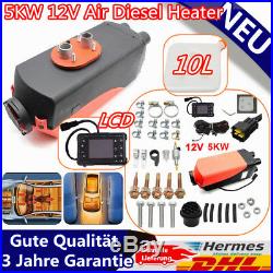5000W 12V Air diesel Heater Voiture Chauffage pour Car Bateau Auto Bus with Switch