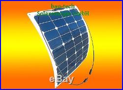 50Watt 12V MONO SEMI Module solaire flexible Panneau solaire pour bateau