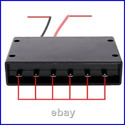 6Gang LED Touch Screen Switch Control Panel For Car SUV Pickup Boat Truck 12/24V