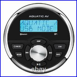 AQUATIC AV GP1 Radio Marine pour Bateaux Étanche IP65 Bluetooth Et mp3