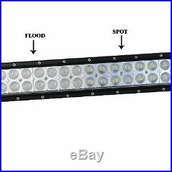 AUXTINGS 240W Spot Flood LED Light bar pour 4 x 4 camions Offroad bateau etc
