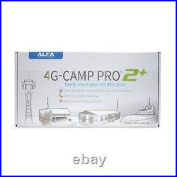 Alfa 4G Camp Pro 2 + Gamme Extendeur Kit pour Bateaux, Yachts, Caravanes Rvs