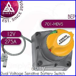 BEP 701-MDVS Double Voltage Sensibles Coupe-Batterie? 12V? 275A? Pour Bateau
