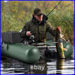 Bateau Gonflable pour la Pêche à la Ligne Règle à Poisson 2 Poches de Rangement