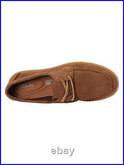 Clarks Pour des hommes Chaussure bateau en daim Clarkbay Go, marron