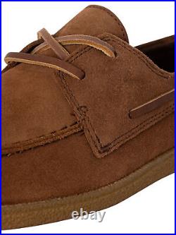 Clarks Pour des hommes Chaussure bateau en daim Clarkbay Go, marron