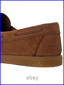 Clarks Pour des hommes Chaussure bateau en daim Clarkbay Go, marron