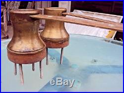 Deux anciens winch en bronze pour bateau voilier