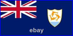 Drapeau Anguilla CM 150 X 225 Pour Hôtel Centre Auto Bateau Résistant Flag