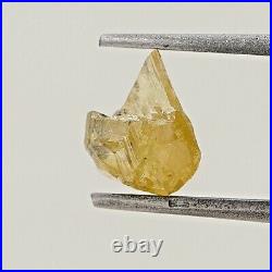 Earthmine Diamant 1.38TCW Jaune Scintillant Naturel Ancien Bateau Forme pour