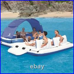 Énorme hamac gonflable flottant pour 8 personnes vacance lac bateaux piscine