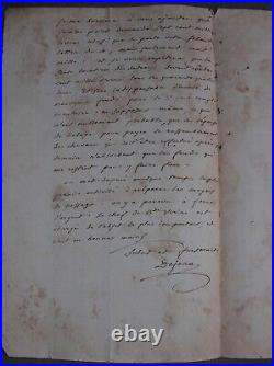 Général Dejean. 100000 livres pour les Ponts à Bateaux & chevaux de Halage. 1795