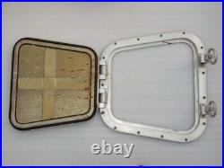 Grande Trappe De Fenêtre Vintage Tout Aluminium Pour Bateaux De Yacht Porthol