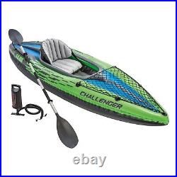 Intex 68305NP Bateau Kayak gonflable Challenger K1 pour 1 personne