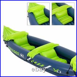 Kayak gonflable Cruiser X1 pour 2 personnes pagaie double bateau d'air de loisir