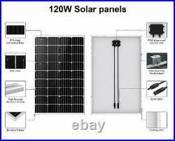 Kit de panneau solaire 120W 240W avec batterie lithium 20Ah pour bateau caravane