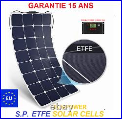 Kit de panneau solaire flexible Sunpower 140W pour camping-car bateau maison