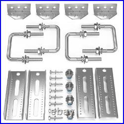 Kit de support de couchette réglable pour bateaux remorque membres croisés