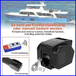 Kit de treuil électrique de bateau robuste pour ATV UTV 2000lbs avec Accessoires