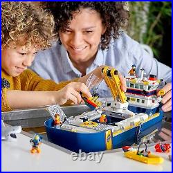 LEGO City Le bateau dexploration océanique 60266 Jouet pour Multicolore