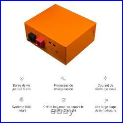 LiFePO4 Batterie BMS 172Ah 12.8V pour Caravane Camping Marine Bateau Solarpanel