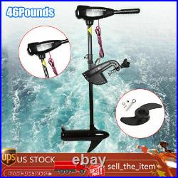 Moteur électrique de brosse de pêche à la traîne pour bateau/kayak 46 LBS 480W