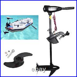 Moteur électrique de brosse de pêche à la traîne pour bateau/kayak 46 LBS 480W