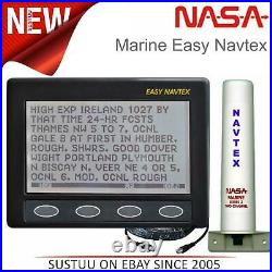 NASA Marine Clipper Easy Navtex Avec Série 2 Antenne & Câble 12V Pour Bateau