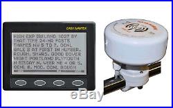 Nasa Marine Easy Navtex avec H Vector Antenne & 7m Câble pour Bateaux/Marine