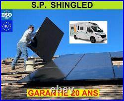 Panneau solaire rigide SHINGLED 150W pour camping-car bateau maison 1120x450x25m