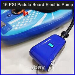 Pompe électrique 16 PSI Paddle Board facile à utiliser pour bateaux gonflables