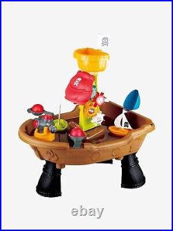 Table d'eau bateau pirate marron jeu ludique pour enfant moment de plaisir