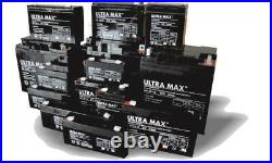ULTRAMAX 12v/24v Lithium LiFePO4 Batterie pour Voiture, Camping Voiture Et Bateau