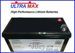 ULTRAMAX 24v 100Ah LiFePO4 Batterie Pour Télécommande Voitures, Bateau, Aviation