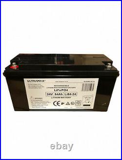 ULTRAMAX 24v 84Ah LiFePO4 Batterie Pour Télécommande Voitures, Bateaux, Avion