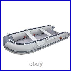 VEVOR Annexe Gonflable Bateau Pneumatique pour 6 Personnes avec Plancher en Bois