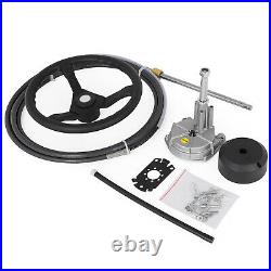 VEVOR Kit de Direction Hydraulique pour Bateau Hors-bord Marine Câble 4,57 m