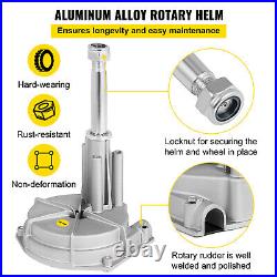 VEVOR Kit de Direction Hydraulique pour Bateau Hors-bord avec Câble 4,57 m